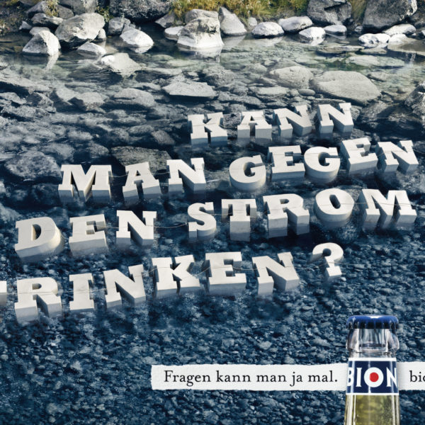 Bionade - Fragen im Raum